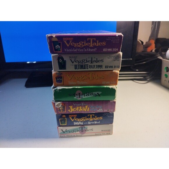 VeggieTales VHS Tapes Lot Of 7.  Big Idea. Christian - Picture 4 of 6
